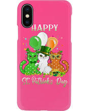 Load image into Gallery viewer, Lovely Cat And Balloons Happy St Patrick's Day Gift For Cat Lovers Phone case