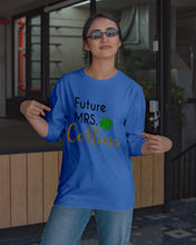 Load image into Gallery viewer, Shamrock Future Mrs Collins St Patrick's Day Unisex Long Sleeve