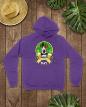 Load image into Gallery viewer, Bull Terrier With Beer Celebrate St Patrick's Day Gift For Dog Lovers Hoodie