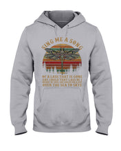 Load image into Gallery viewer, Sing Me A Song Dragonfly Retro Vintage Hoodie