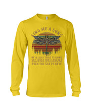 Load image into Gallery viewer, Sing Me A Song Dragonfly Retro Vintage Unisex Long Sleeve