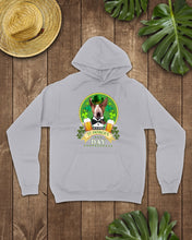 Load image into Gallery viewer, Bull Terrier With Beer Celebrate St Patrick's Day Gift For Dog Lovers Hoodie