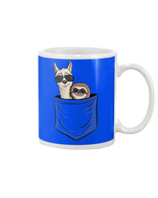 Load image into Gallery viewer, Cool Llama And Sloth In Pocket Meaningful Gift Mug