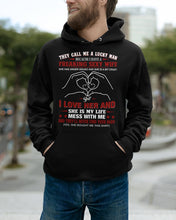 Load image into Gallery viewer, They Call Me A Lucky Man Gift For Husband Hoodie