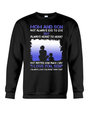 Load image into Gallery viewer, Mom And Son Always Heart To Heart Gift For Family Sweatshirt