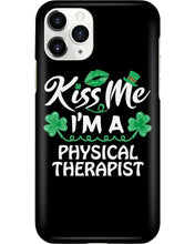 Load image into Gallery viewer, Physical Therapist Green Lip Shamrock St. Patrick's Day Color Changing Mug Phone case