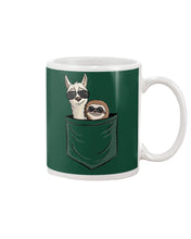 Load image into Gallery viewer, Cool Llama And Sloth In Pocket Meaningful Gift Mug