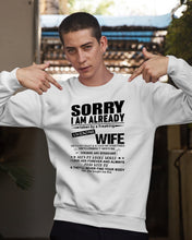 Load image into Gallery viewer, She's My Whole World Gift For Husband Sweatshirt