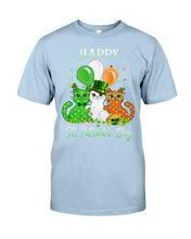 Load image into Gallery viewer, Lovely Cat And Balloons Happy St Patrick's Day Gift For Cat Lovers Guys Tee