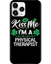 Load image into Gallery viewer, Physical Therapist Green Lip Shamrock St. Patrick's Day Color Changing Mug Phone case