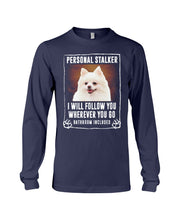 Load image into Gallery viewer, White Pomeranian Will Follow You St. Patrick's Day Printed Mug Unisex Long Sleeve