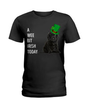 Load image into Gallery viewer, Black Cocker Spaniel Irish Today Green St. Patrick's Day Printed Mug Ladies Tee
