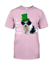 Load image into Gallery viewer, Mal-Shi Irish Today St. Patrick's Day Printed Mug Guys Tee