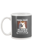 Load image into Gallery viewer, American Eskimo Personal Stalker St. Patrick's Day Printed Mug Mug