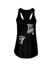 Load image into Gallery viewer, Wolf Grandma Gift For Grandson Believe In Yourself Ladies Flowy Tank