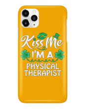 Load image into Gallery viewer, Physical Therapist Green Lip Shamrock St. Patrick's Day Color Changing Mug Phone case
