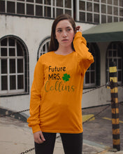 Load image into Gallery viewer, Shamrock Future Mrs Collins St Patrick's Day Unisex Long Sleeve