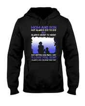 Load image into Gallery viewer, Mom And Son Always Heart To Heart Gift For Family Hoodie