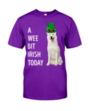 Load image into Gallery viewer, White Siberian Husky Irish Today Dog Lovers St. Patrick's Day Printed Mug Guys Tee