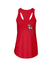 Load image into Gallery viewer, Cool Llama And Sloth In Pocket Meaningful Gift Ladies Flowy Tank