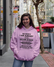 Load image into Gallery viewer, A Freaking Awesome Husband Is My Life Hoodie