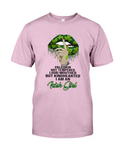 Load image into Gallery viewer, Keep Silent Sparkling Green Lips St Patrick's Day Gift Guys Tee