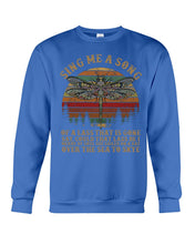 Load image into Gallery viewer, Sing Me A Song Dragonfly Retro Vintage Sweatshirt