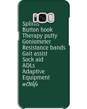 Load image into Gallery viewer, Splints Button Hook Therapy Putty Goniometer Resistance Bands Phone case
