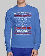 Load image into Gallery viewer, They Call Me A Lucky Man Gift For Husband Unisex Long Sleeve