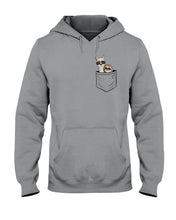 Load image into Gallery viewer, Cool Llama And Sloth In Pocket Meaningful Gift Hoodie