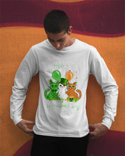 Load image into Gallery viewer, Lovely Cat And Balloons Happy St Patrick's Day Gift For Cat Lovers Unisex Long Sleeve