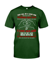 Load image into Gallery viewer, They Call Me A Lucky Man Gift For Husband Guys Tee