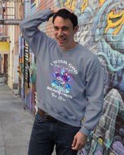 Load image into Gallery viewer, Rose Mandala Pattern I Need You Here Gift For Angel Dad Sweatshirt