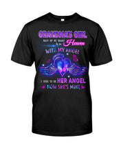 Load image into Gallery viewer, Gift For Angel Grandma Half Of My Heart Is In Heaven Guys Tee