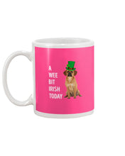 Load image into Gallery viewer, Puggle Irish Today Dog Lovers St. Patrick's Day Printed Mug Mug