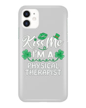 Load image into Gallery viewer, Physical Therapist Green Lip Shamrock St. Patrick's Day Color Changing Mug Phone case