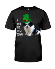 Load image into Gallery viewer, Mal-Shi Irish Today St. Patrick's Day Printed Mug Guys Tee