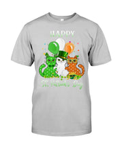 Load image into Gallery viewer, Lovely Cat And Balloons Happy St Patrick's Day Gift For Cat Lovers Guys Tee