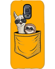 Load image into Gallery viewer, Cool Llama And Sloth In Pocket Meaningful Gift Phone case
