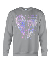 Load image into Gallery viewer, Purple Wings Gift For Angel Grandpa I Used To Be His Angel Sweatshirt