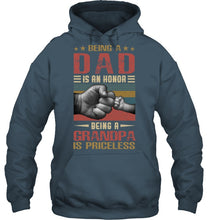 Load image into Gallery viewer, Being A Dad And Being A Grandpa Meaningful Gift For Family Hoodie