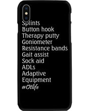 Load image into Gallery viewer, Splints Button Hook Therapy Putty Goniometer Resistance Bands Phone case