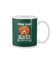 Load image into Gallery viewer, Red Toy Poodle Will Follow You St. Patrick's Day Printed Mug Mug