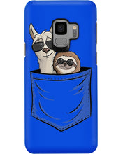 Load image into Gallery viewer, Cool Llama And Sloth In Pocket Meaningful Gift Phone case
