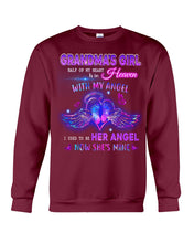 Load image into Gallery viewer, Gift For Angel Grandma Half Of My Heart Is In Heaven Sweatshirt