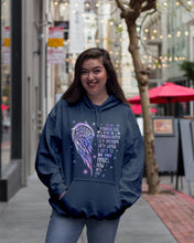 Load image into Gallery viewer, Purple Wings Gift For Angel Grandpa I Used To Be His Angel Hoodie