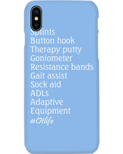 Load image into Gallery viewer, Splints Button Hook Therapy Putty Goniometer Resistance Bands Phone case