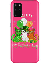 Load image into Gallery viewer, Lovely Cat And Balloons Happy St Patrick's Day Gift For Cat Lovers Phone case