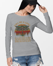 Load image into Gallery viewer, Sing Me A Song Dragonfly Retro Vintage Unisex Long Sleeve