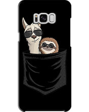 Load image into Gallery viewer, Cool Llama And Sloth In Pocket Meaningful Gift Phone case